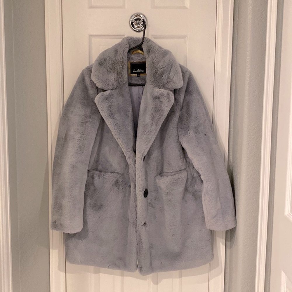 SAM EDELMAN Faux Fur Coat. Size S.